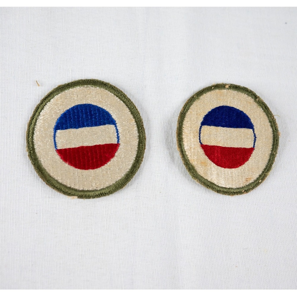 WWII era Vintage US Army General Headquarters Reserve Shoulder Patch 2p‎ GHQ